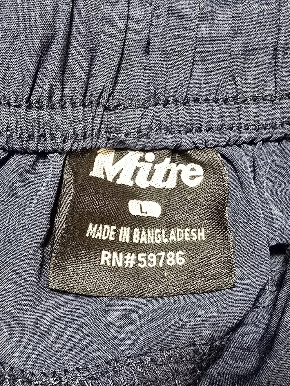 Mitre Men’s Navy Athletic Shorts – Lightweight Breathable Performance